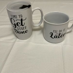Two Piece Travel Mug & Mug